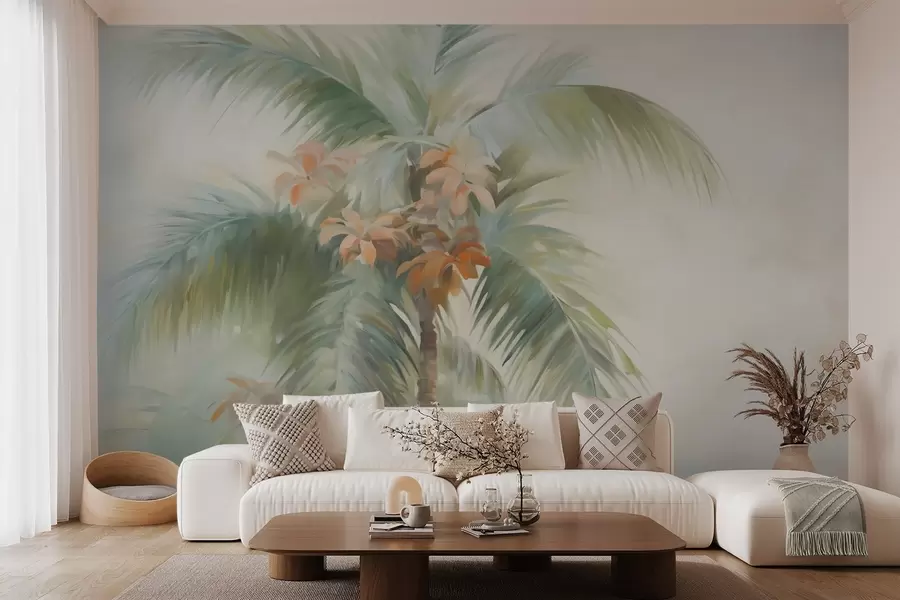 wall murals Апстрактна палма, имитација слике w05876