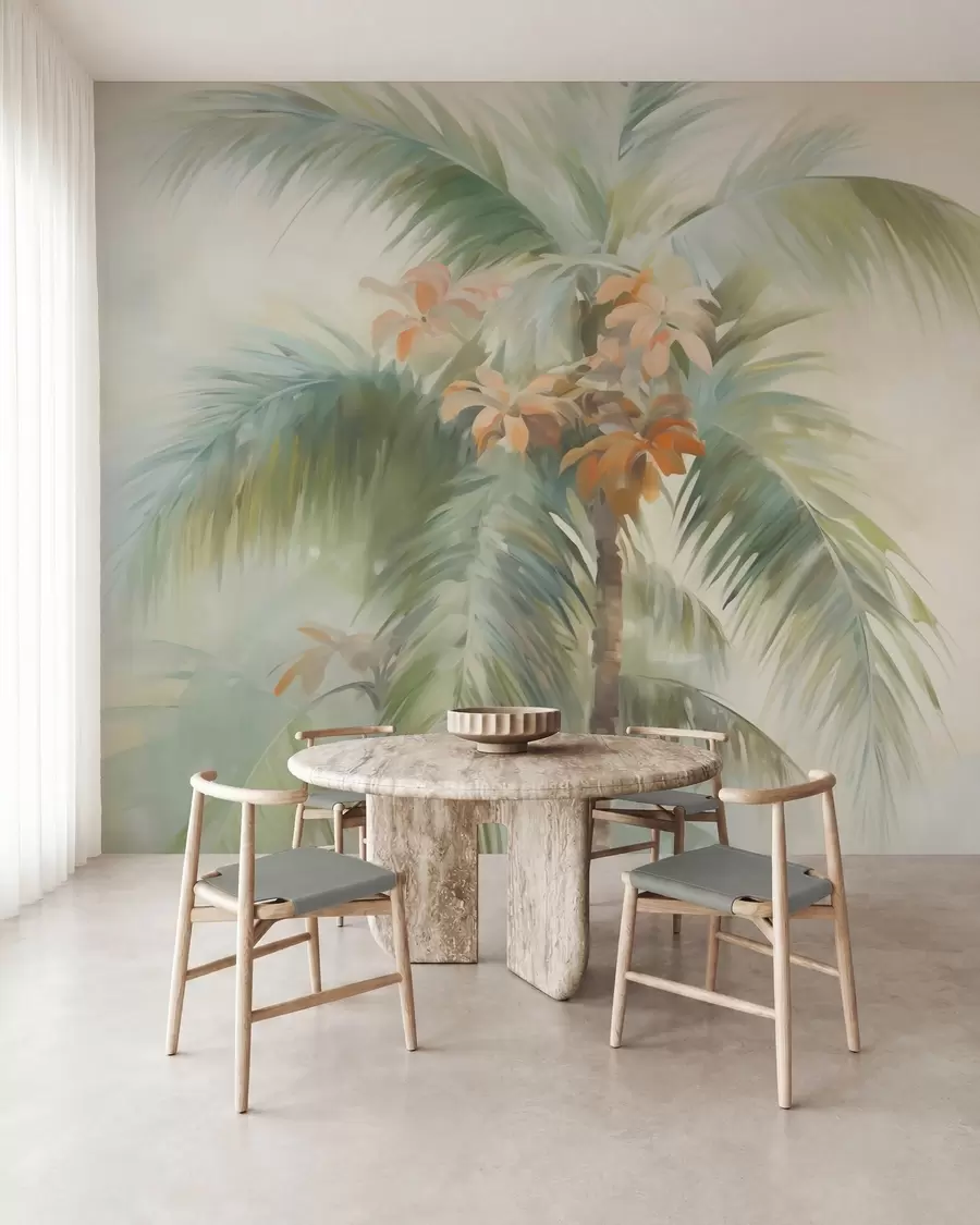 wall murals Апстрактна палма, имитација слике w05876