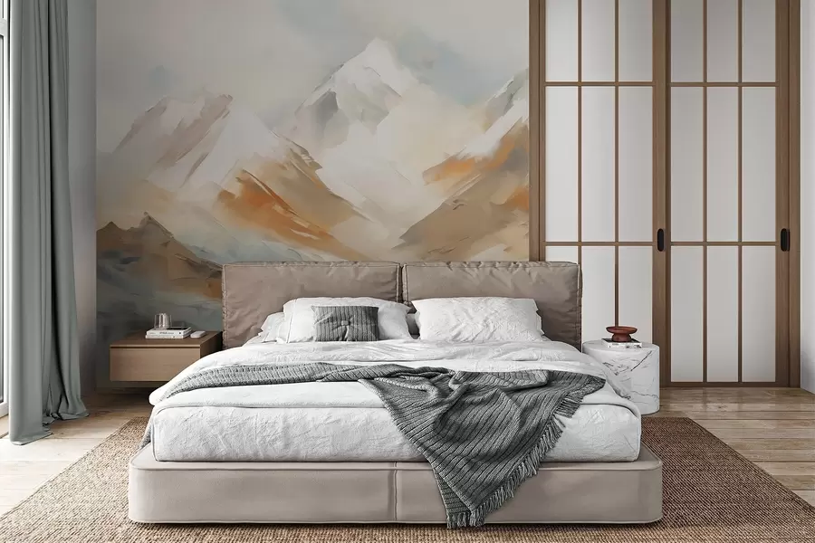 wall murals Планине, имитација сликарства w05904