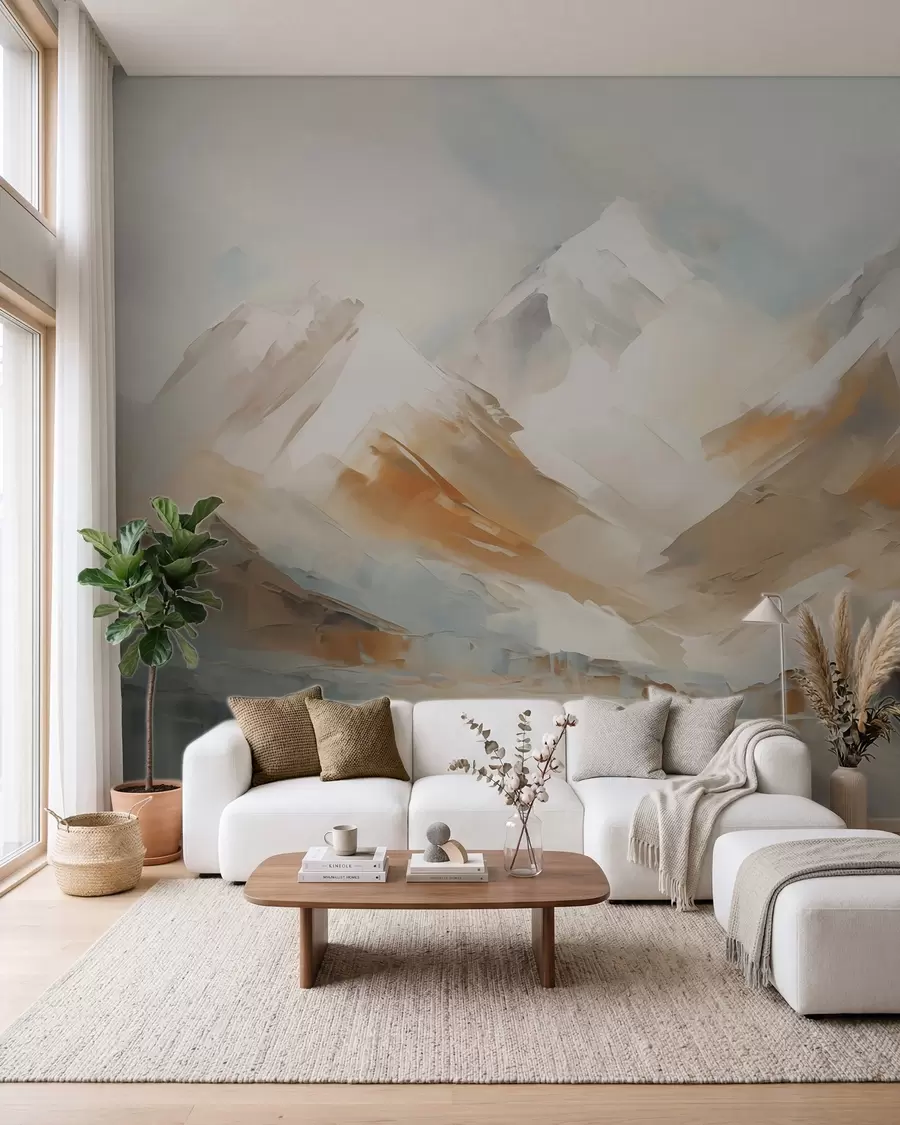 wall murals Планине, имитација сликарства w05904
