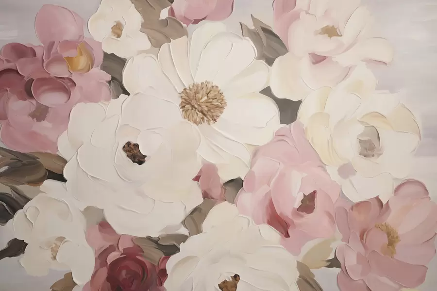wall murals Апстрактно цвеће, имитација слике w05905
