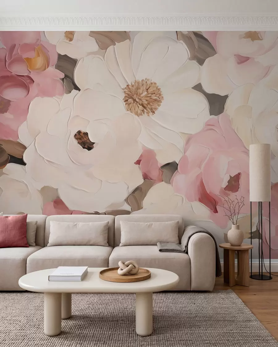 wall murals Апстрактно цвеће, имитација слике w05905