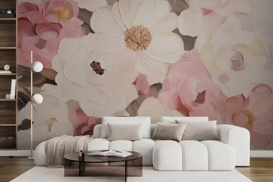 wall murals Апстрактно цвеће, имитација слике w05905