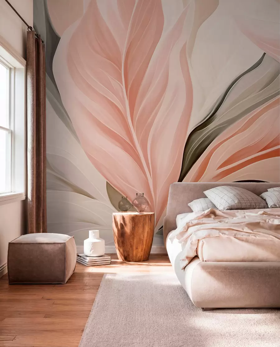 wall murals Оштро, апстрактно лишће w05915