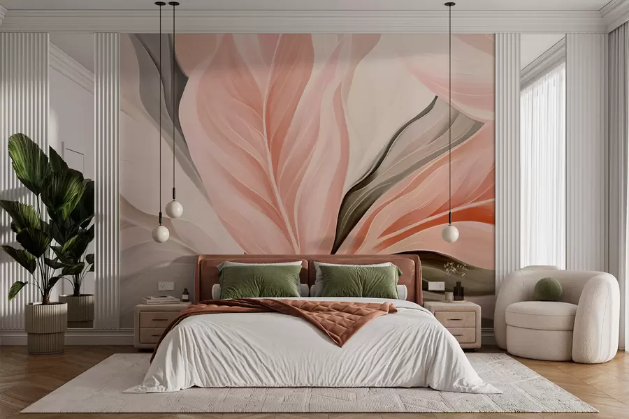 wall murals Оштро, апстрактно лишће w05915