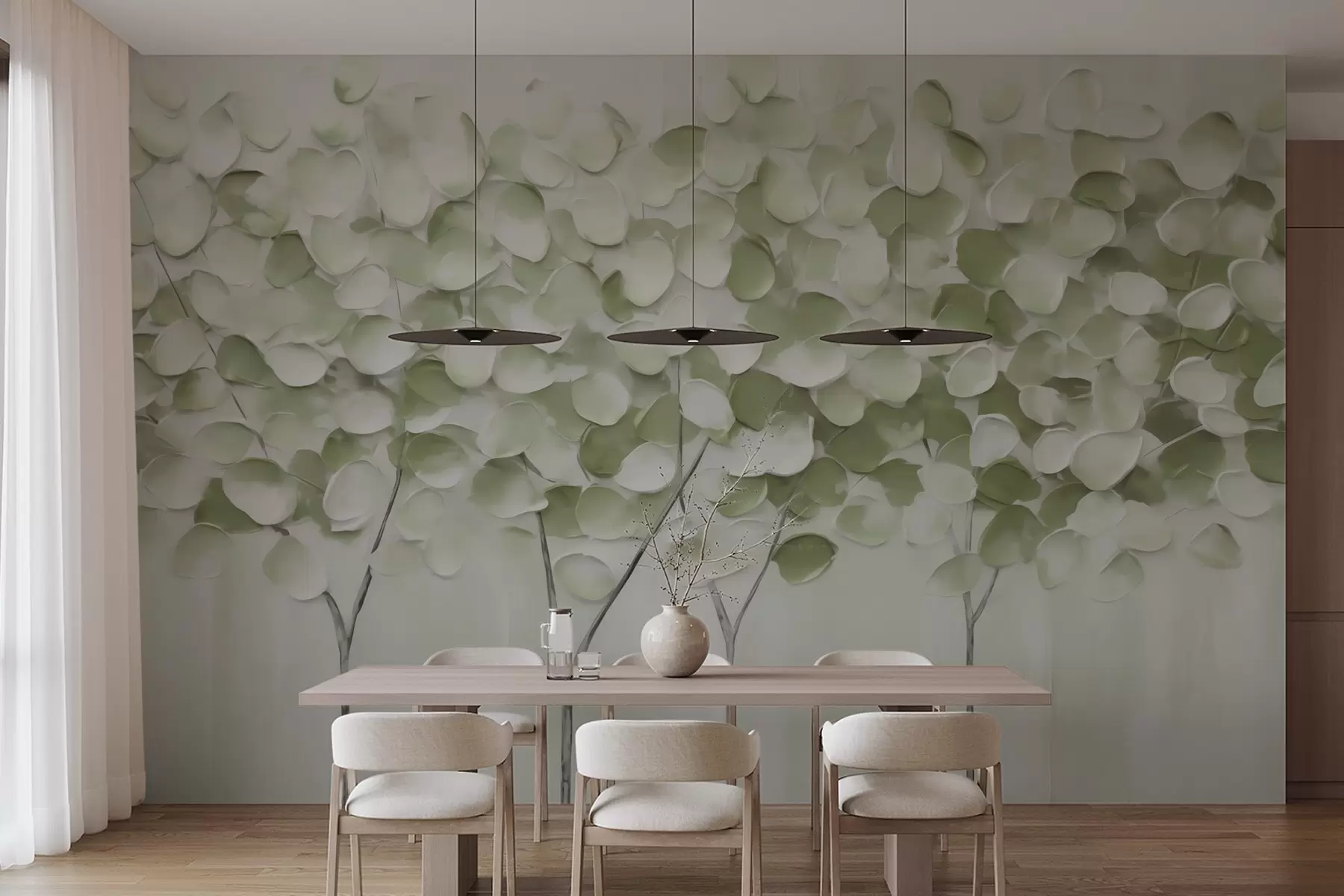 wall murals Стилизовано дрвеће, имитација слике w05942v1
