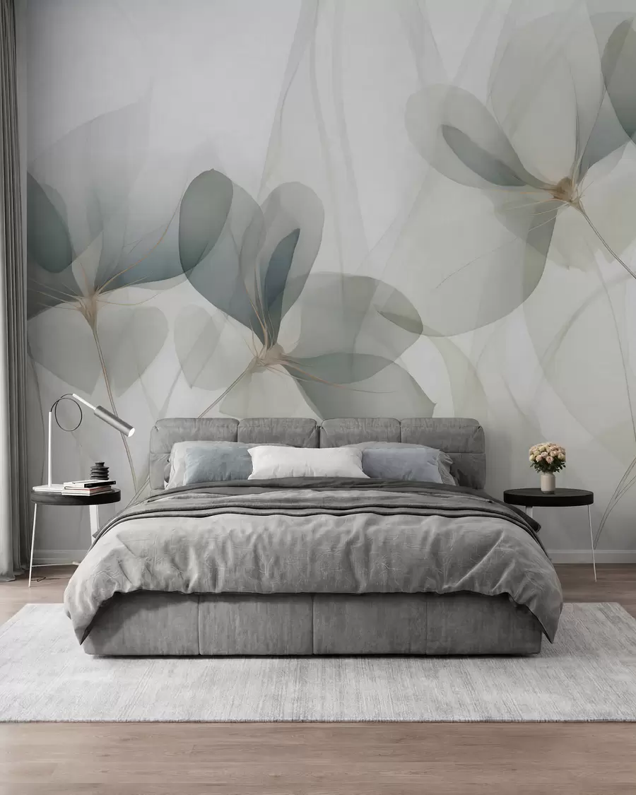 wall murals Апстрактно цвеће, имитација слике w05952