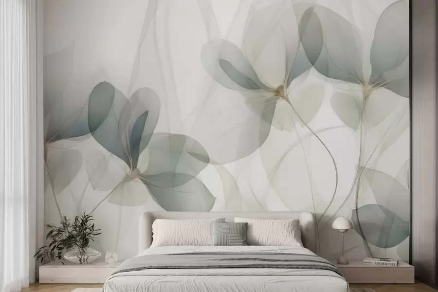 wall murals Апстрактно цвеће, имитација слике w05952