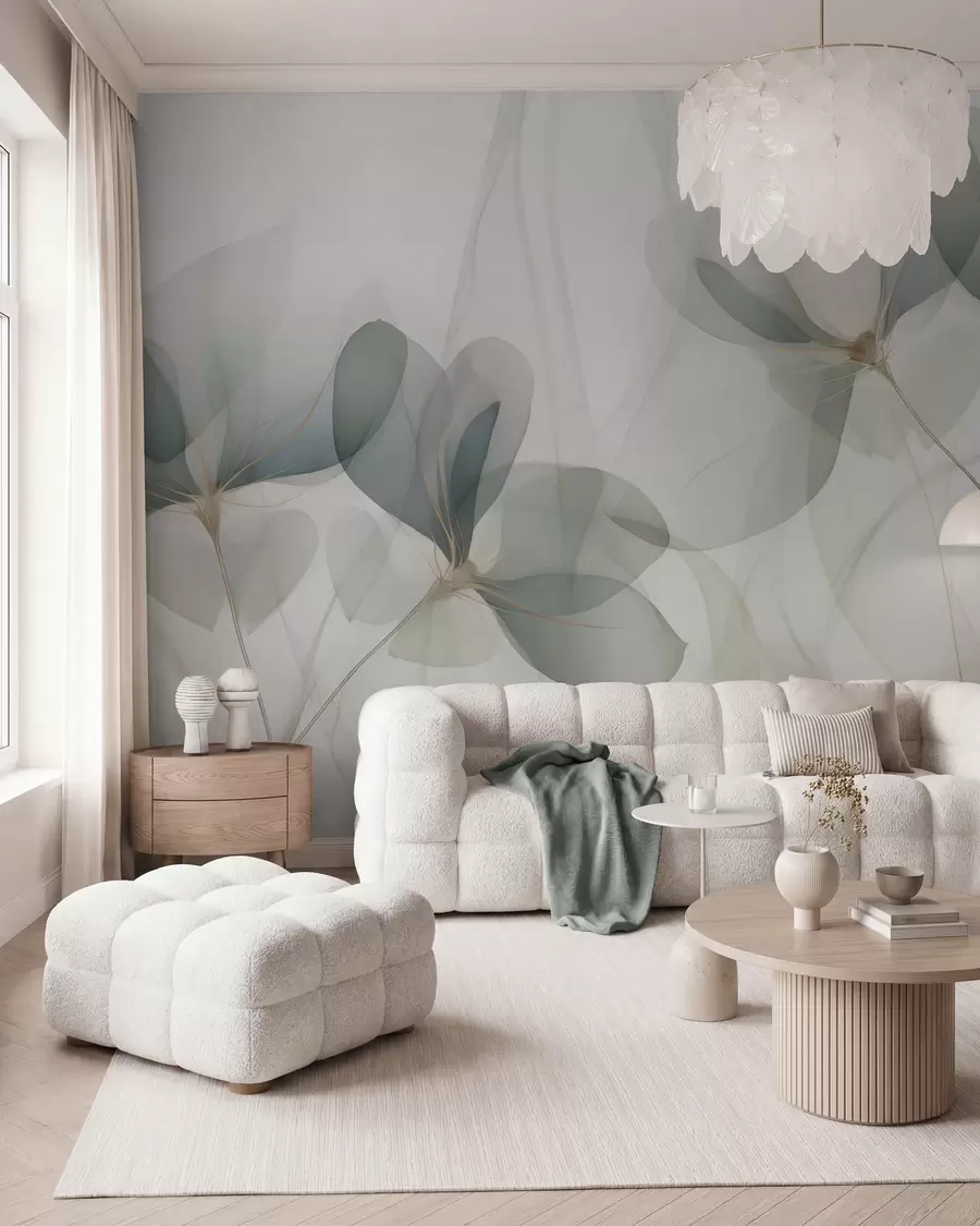 wall murals Апстрактно цвеће, имитација слике w05952