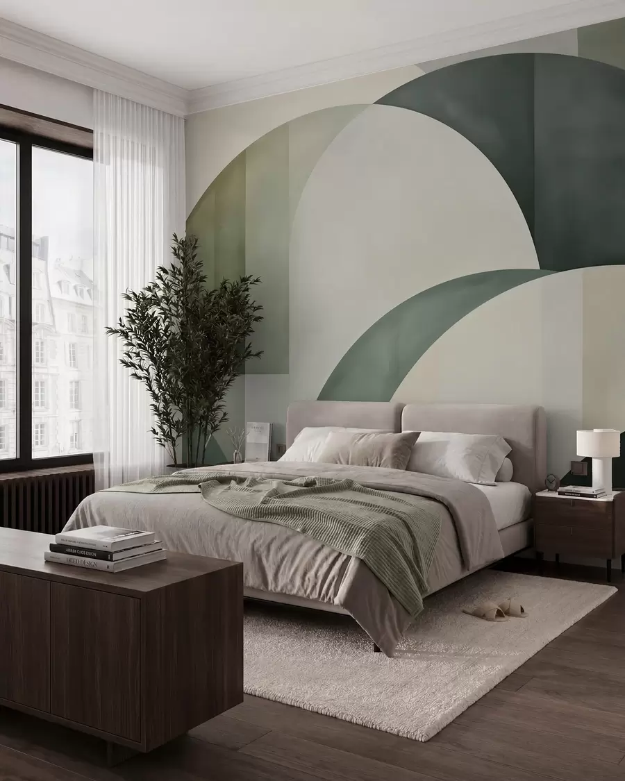 wall murals Lukovi u zelenom w05943