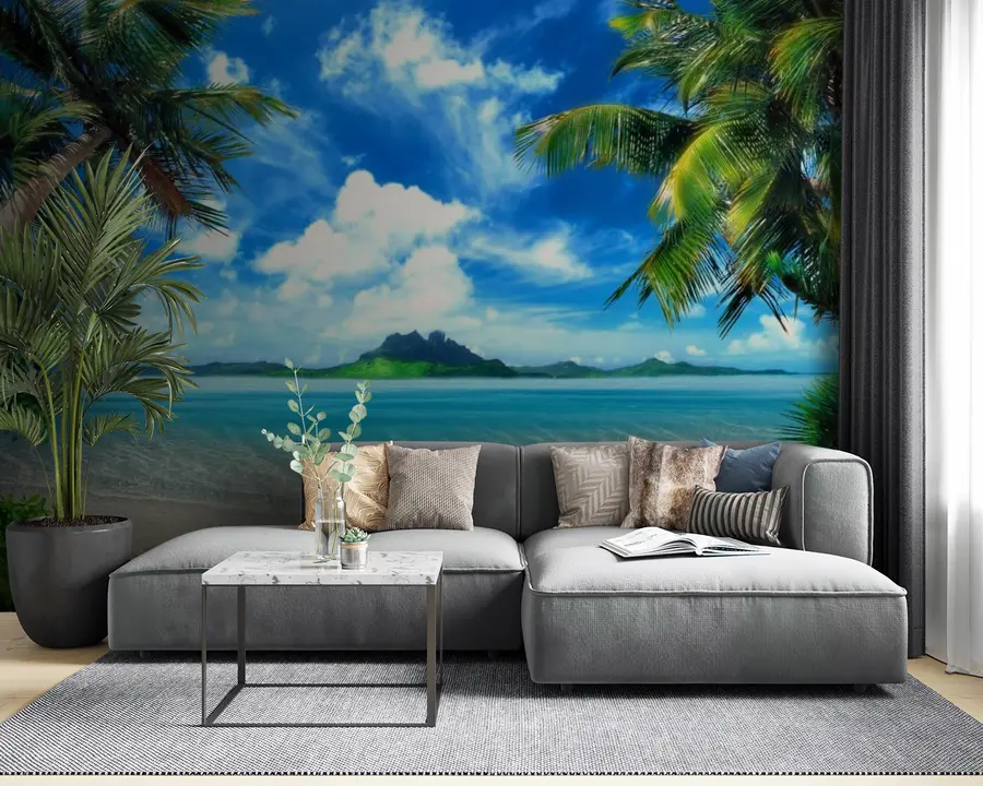 wall murals Вода, небо и облак u64771