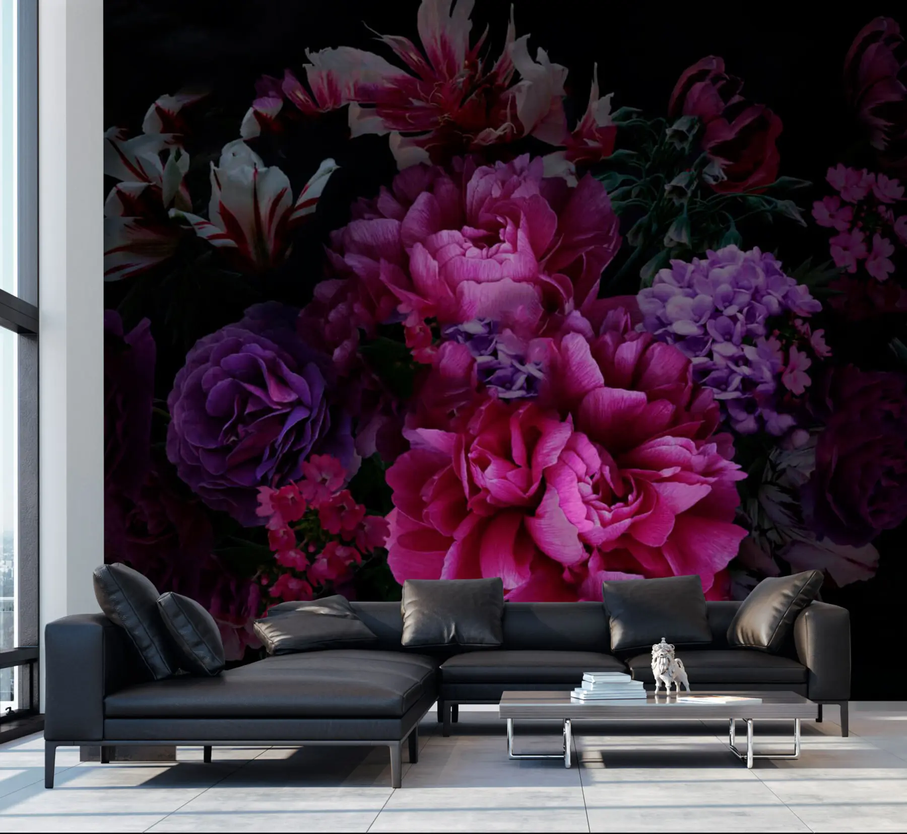 wall murals Букет величанствених пенија u72224