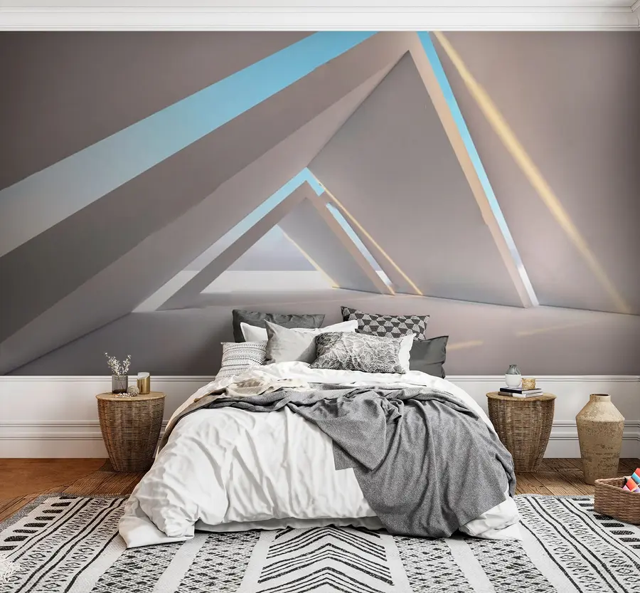 wall murals Троугласти тунел u72279