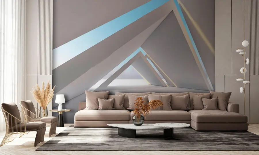wall murals Троугласти тунел u72279