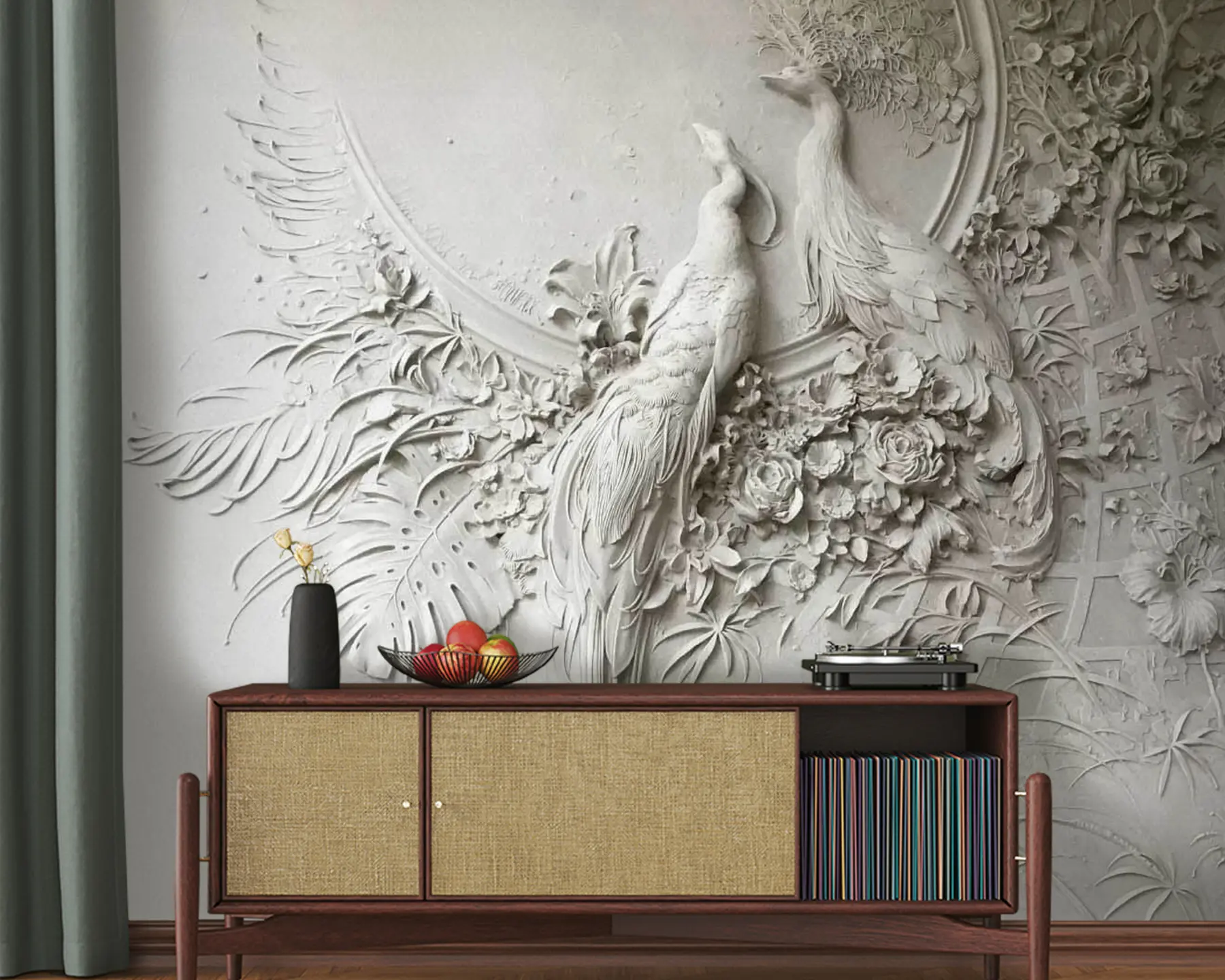 wall murals Гранчица, биљка и дрво u46452