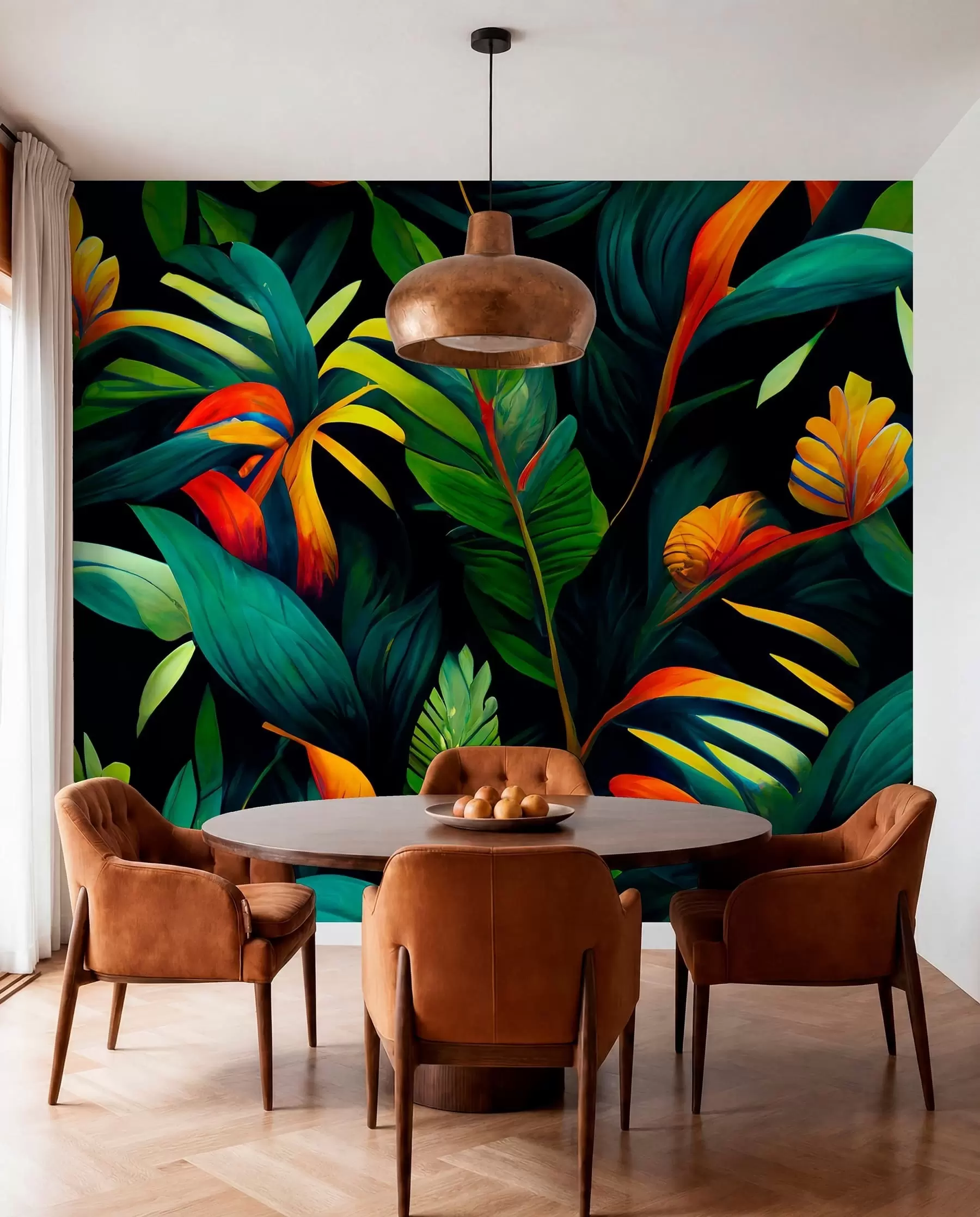 wall murals Светла тропска џунгла u72390