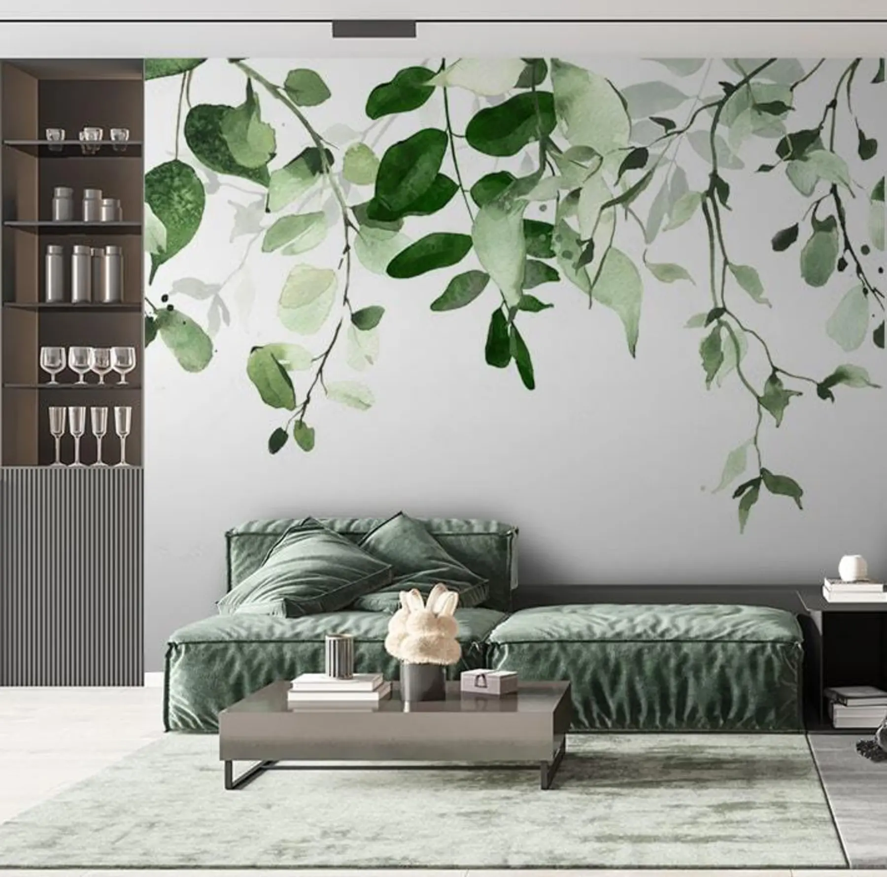 wall murals Водене листова и филијала u72397