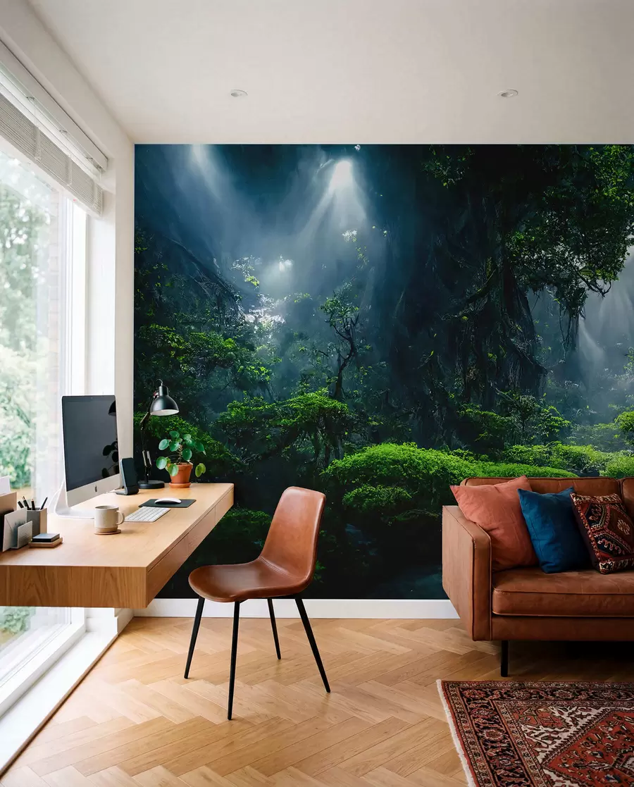 wall murals Природни шумски пејзаж u72430
