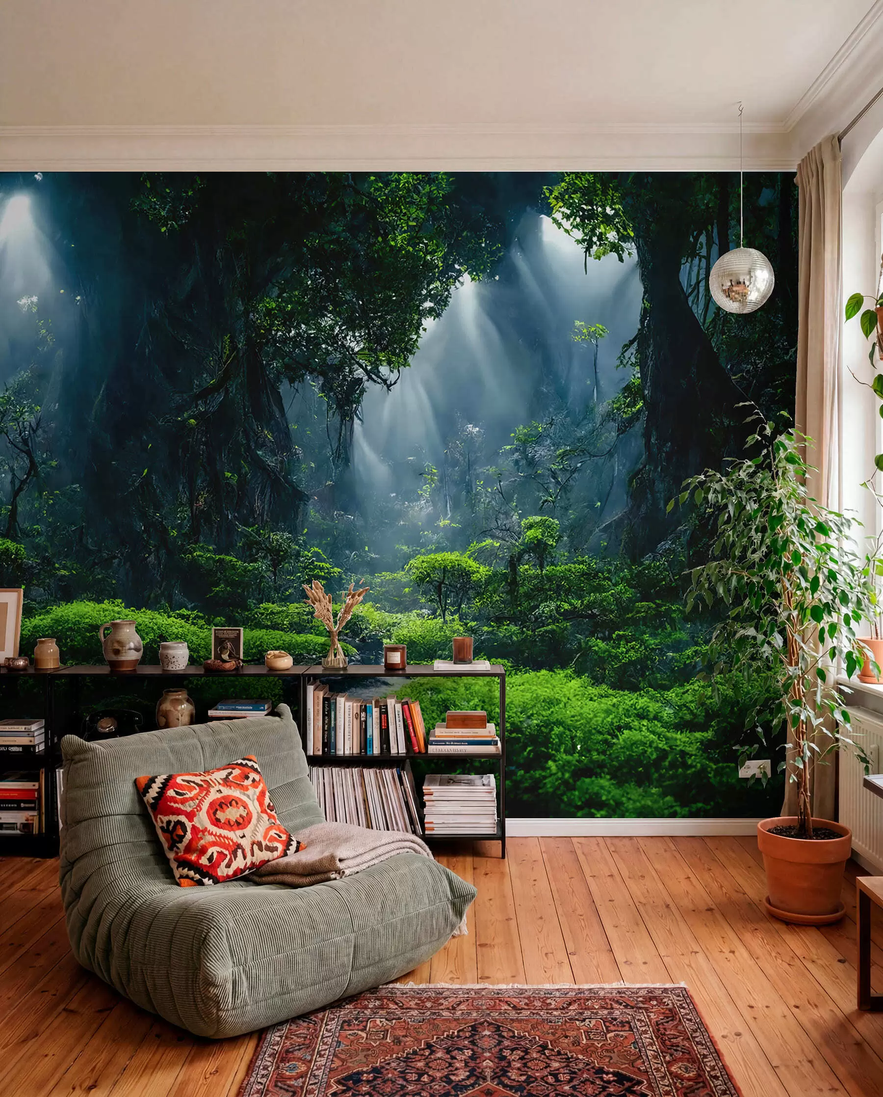 wall murals Природни шумски пејзаж u72430