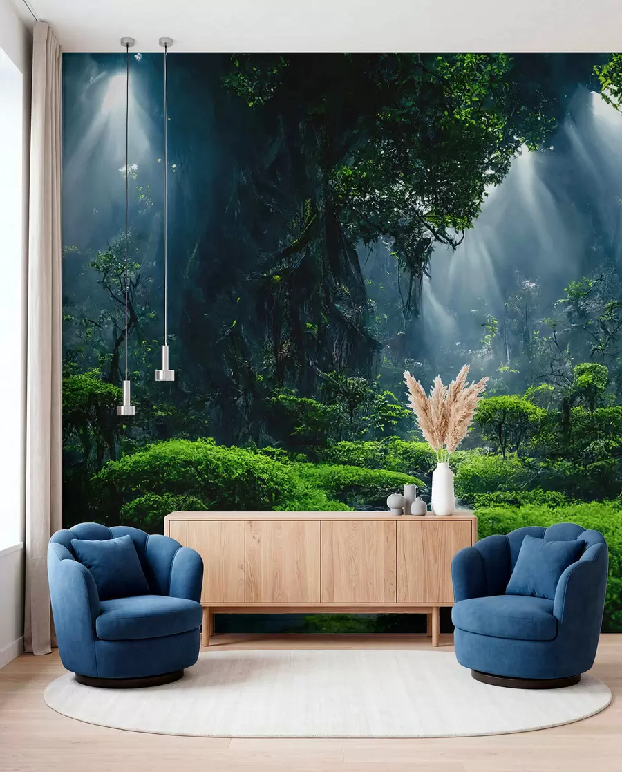wall murals Природни шумски пејзаж u72430