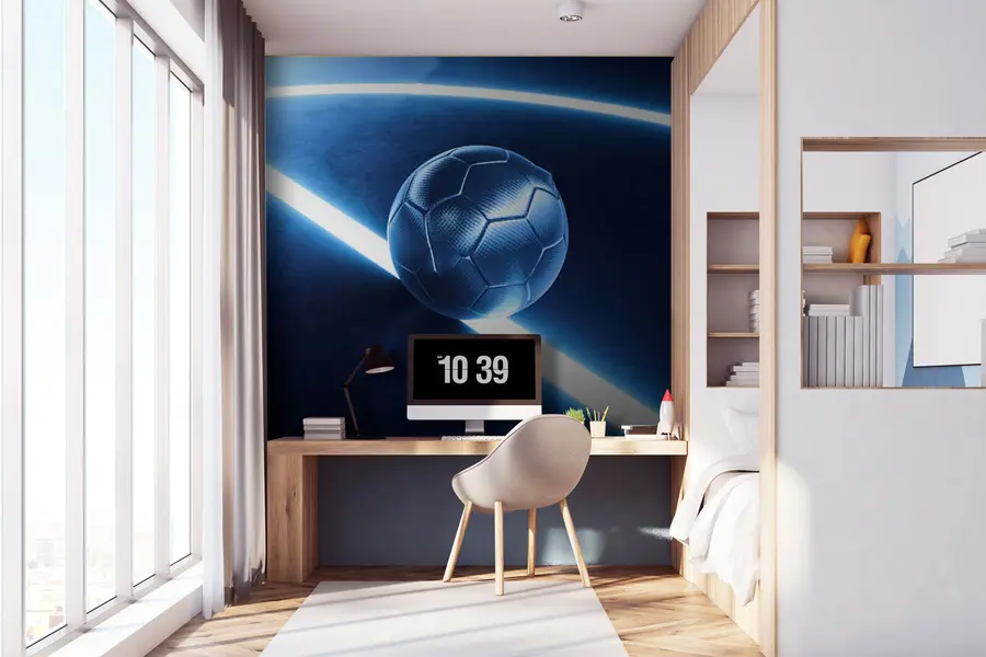 wall murals Неонски фудбал u72791
