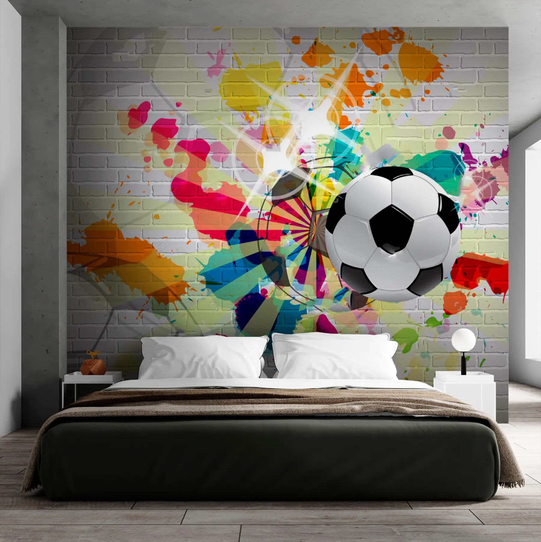 wall murals Фудбал је живописан спорт u72798