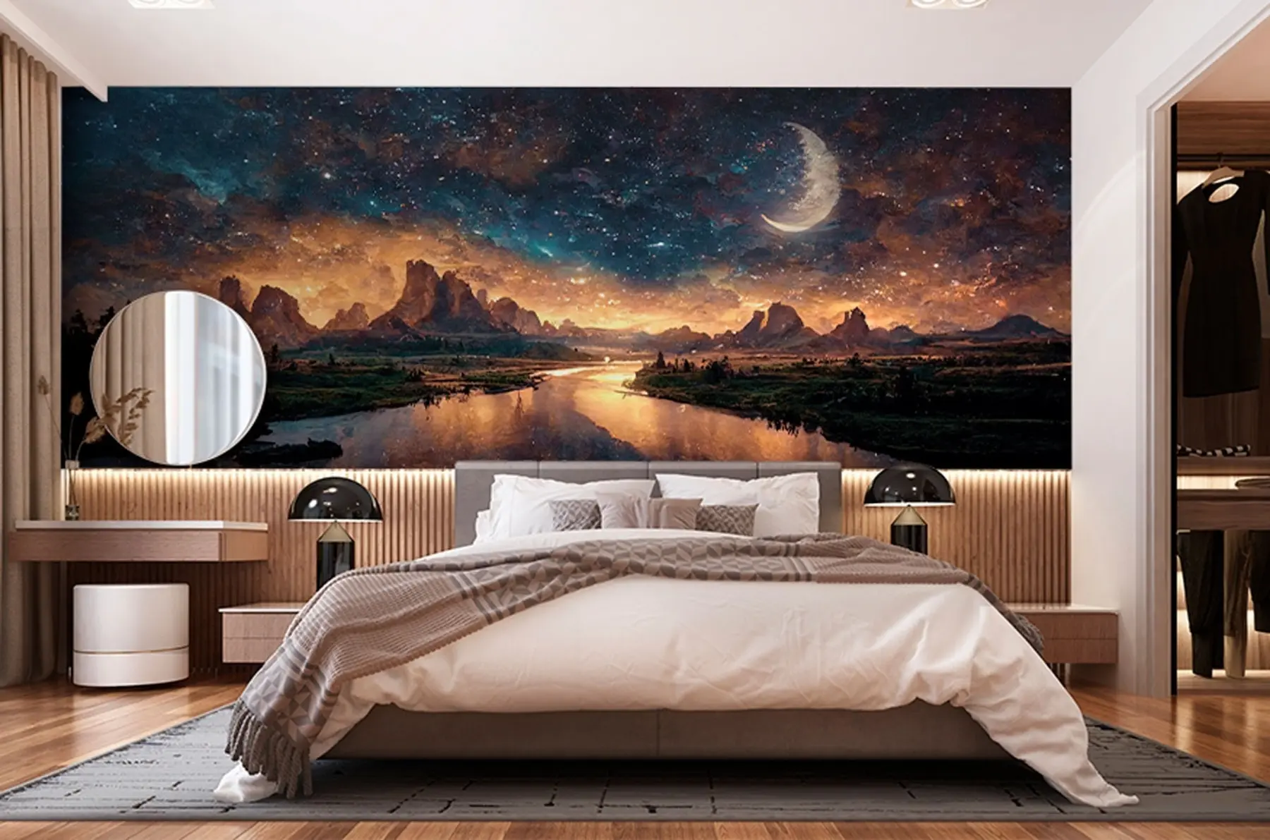 wall murals Магична ноћ у другом свету u79812