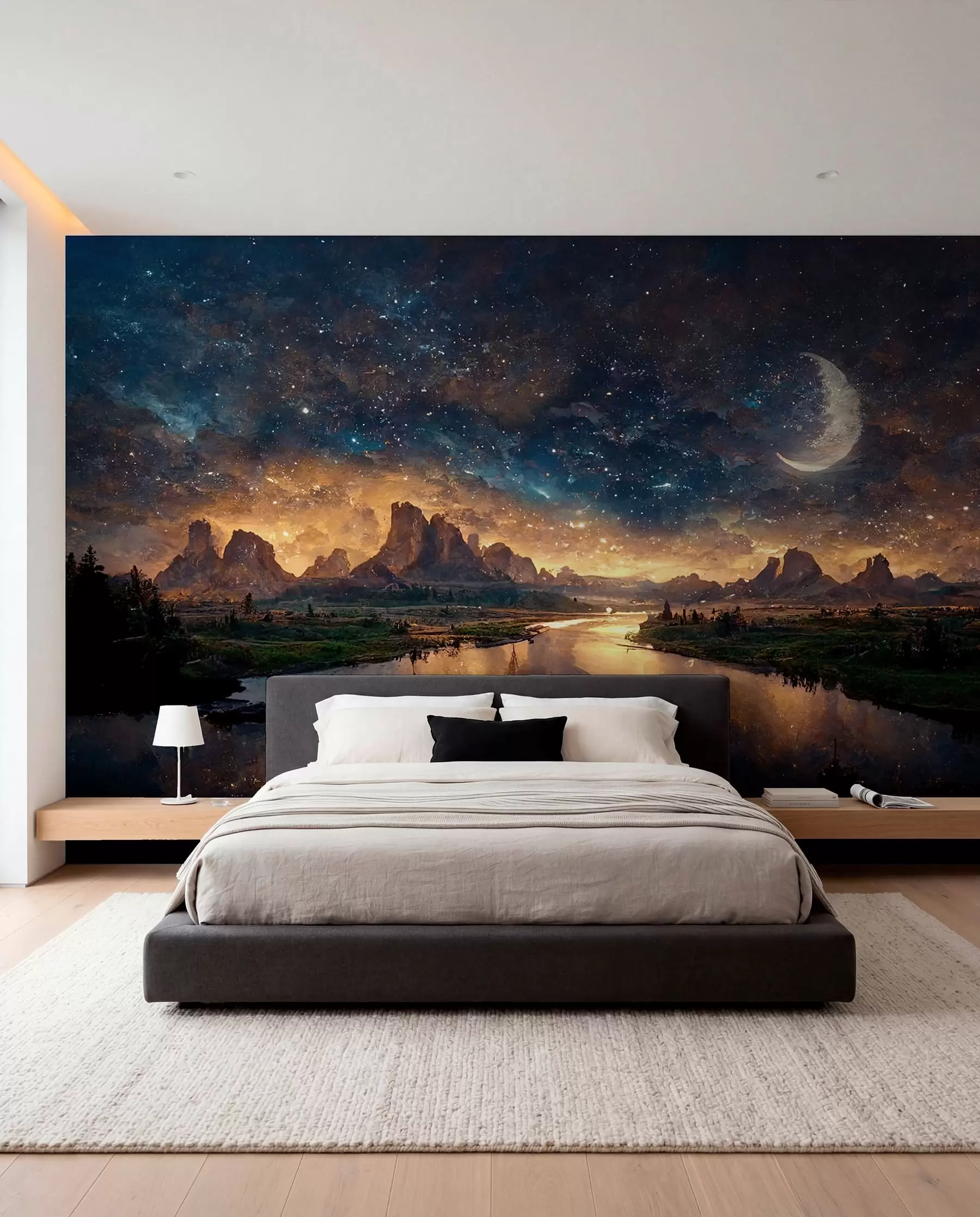 wall murals Магична ноћ у другом свету u79812