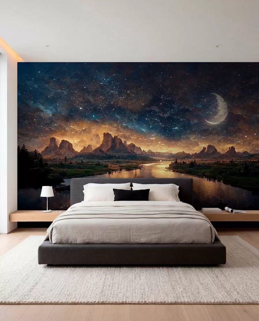 wall murals Магична ноћ у другом свету u79812