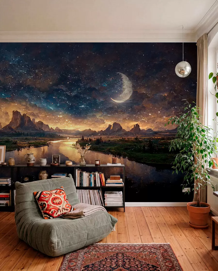 wall murals Магична ноћ у другом свету u79812