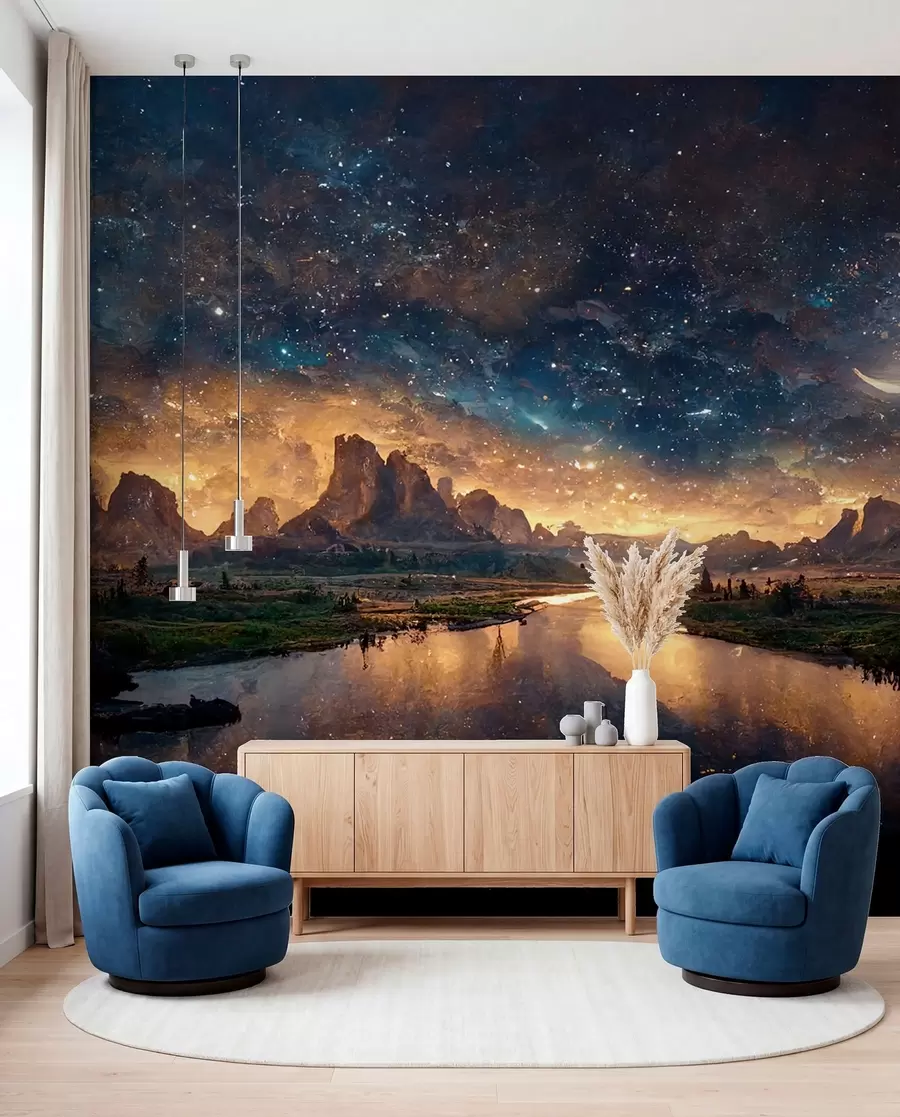 wall murals Магична ноћ у другом свету u79812
