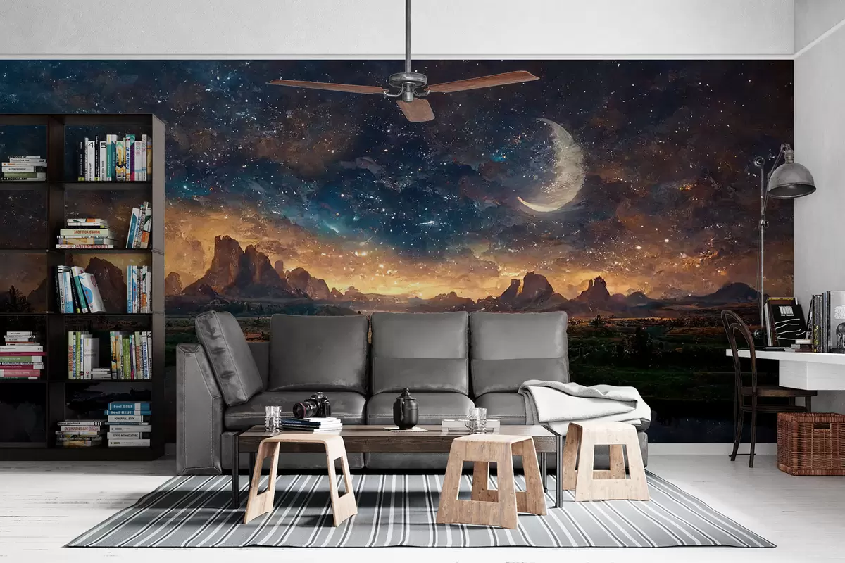 wall murals Магична ноћ у другом свету u79812
