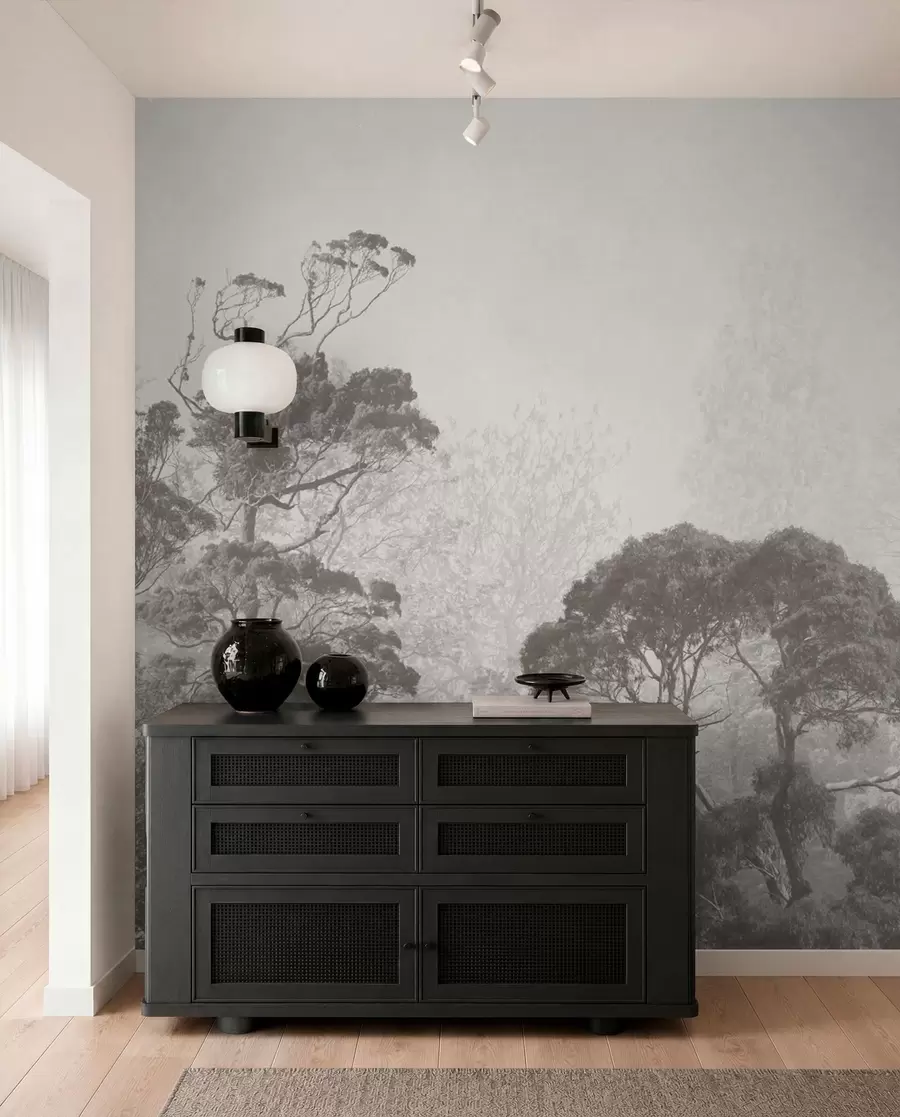 wall murals Дрвеће на позадини грунге u79824