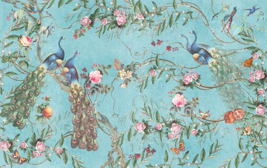 wall murals Птица, цвет и кичмењак u12428