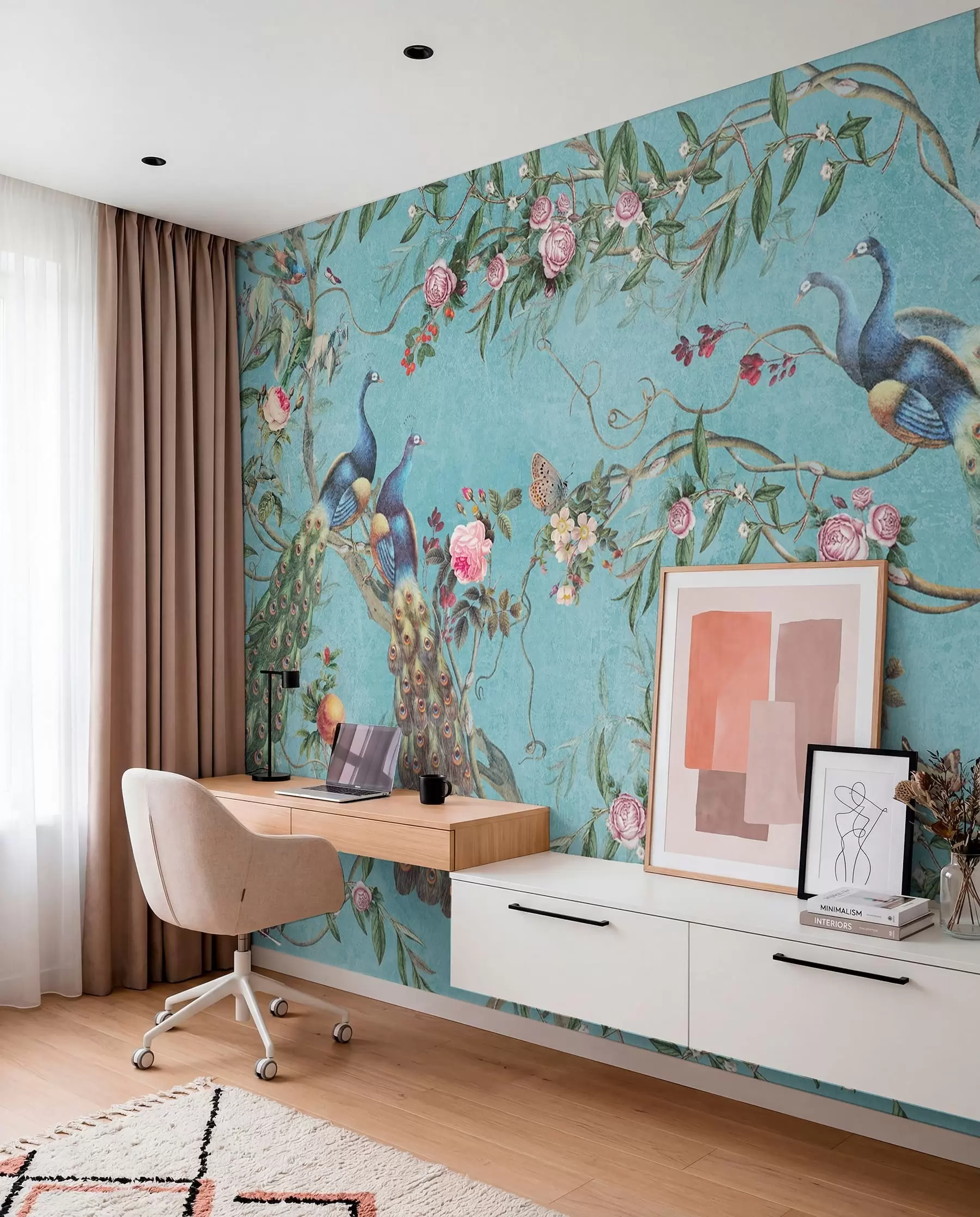 wall murals Птица, цвет и кичмењак u12428