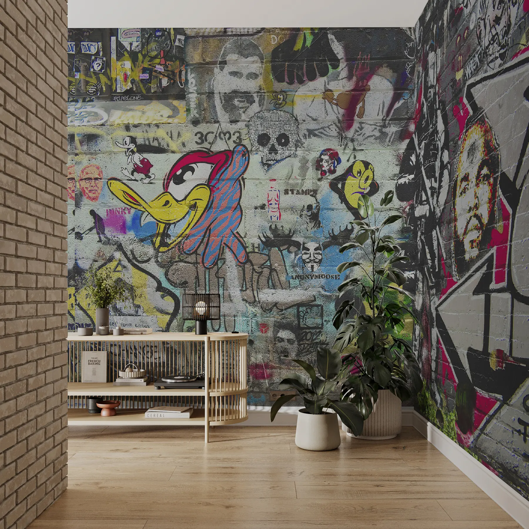 wall murals Графити, уметност и фонт u12434