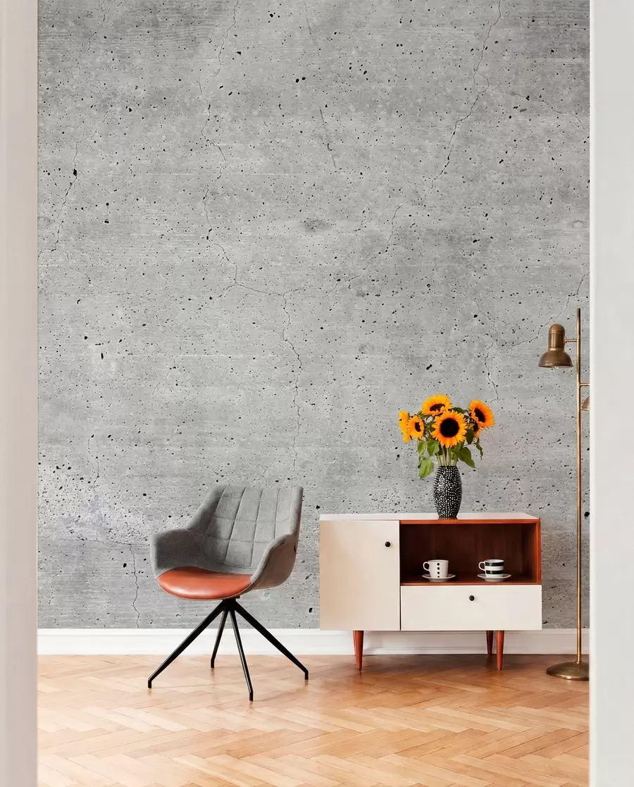 wall murals Сива, узорак и бетон u13522
