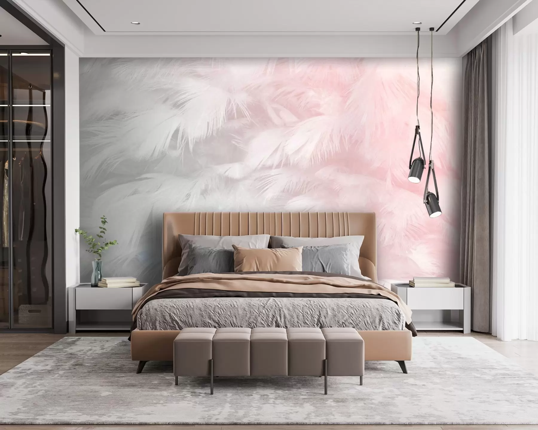 wall murals Меке текстуре у нежним пастелним нијансама u16652