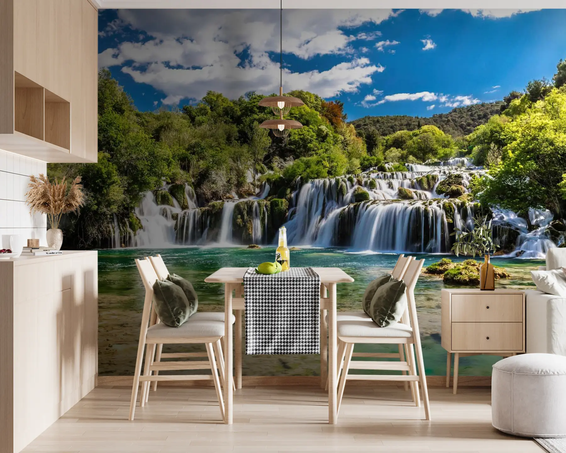 wall murals Вода, облак и небо u55775