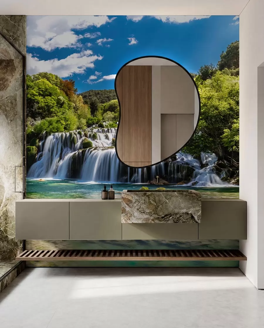 wall murals Вода, облак и небо u55775