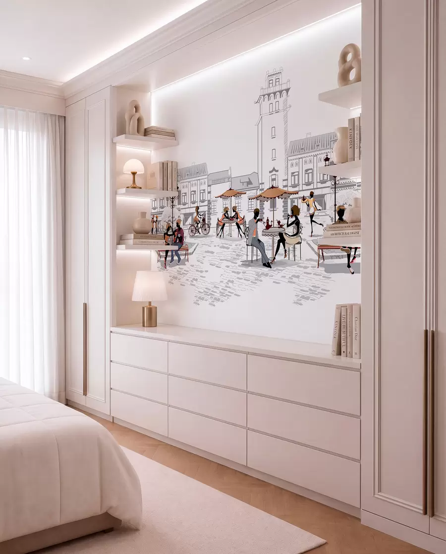 wall murals Урбани дизајн, фонт и уметност u56109