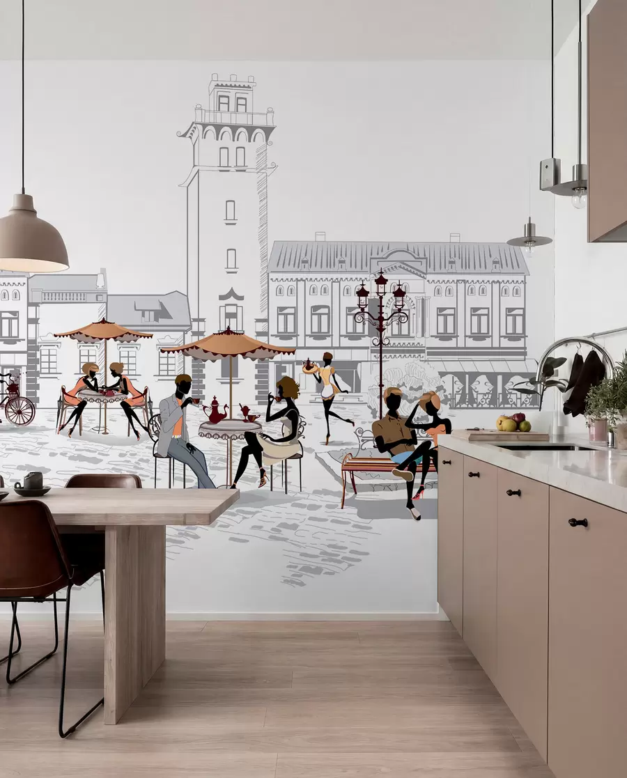 wall murals Урбани дизајн, фонт и уметност u56109