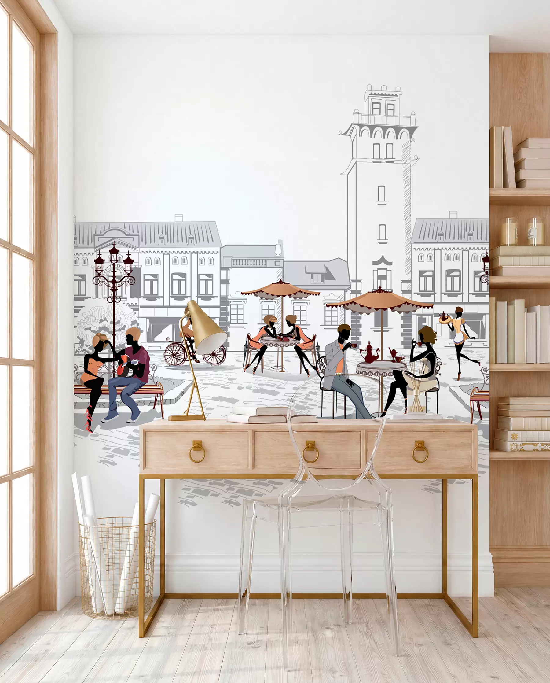 wall murals Урбани дизајн, фонт и уметност u56109