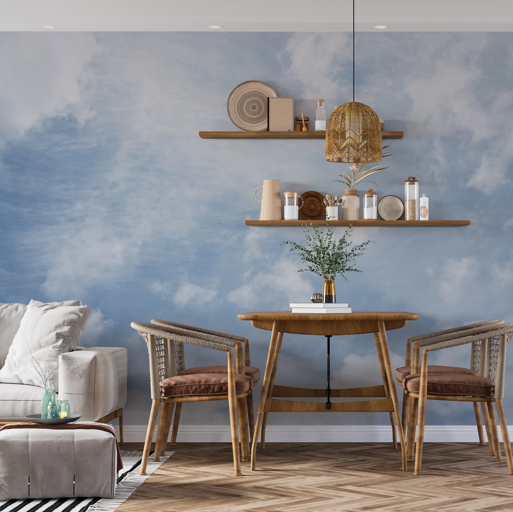 wall murals Облаци, плаво небо u21064