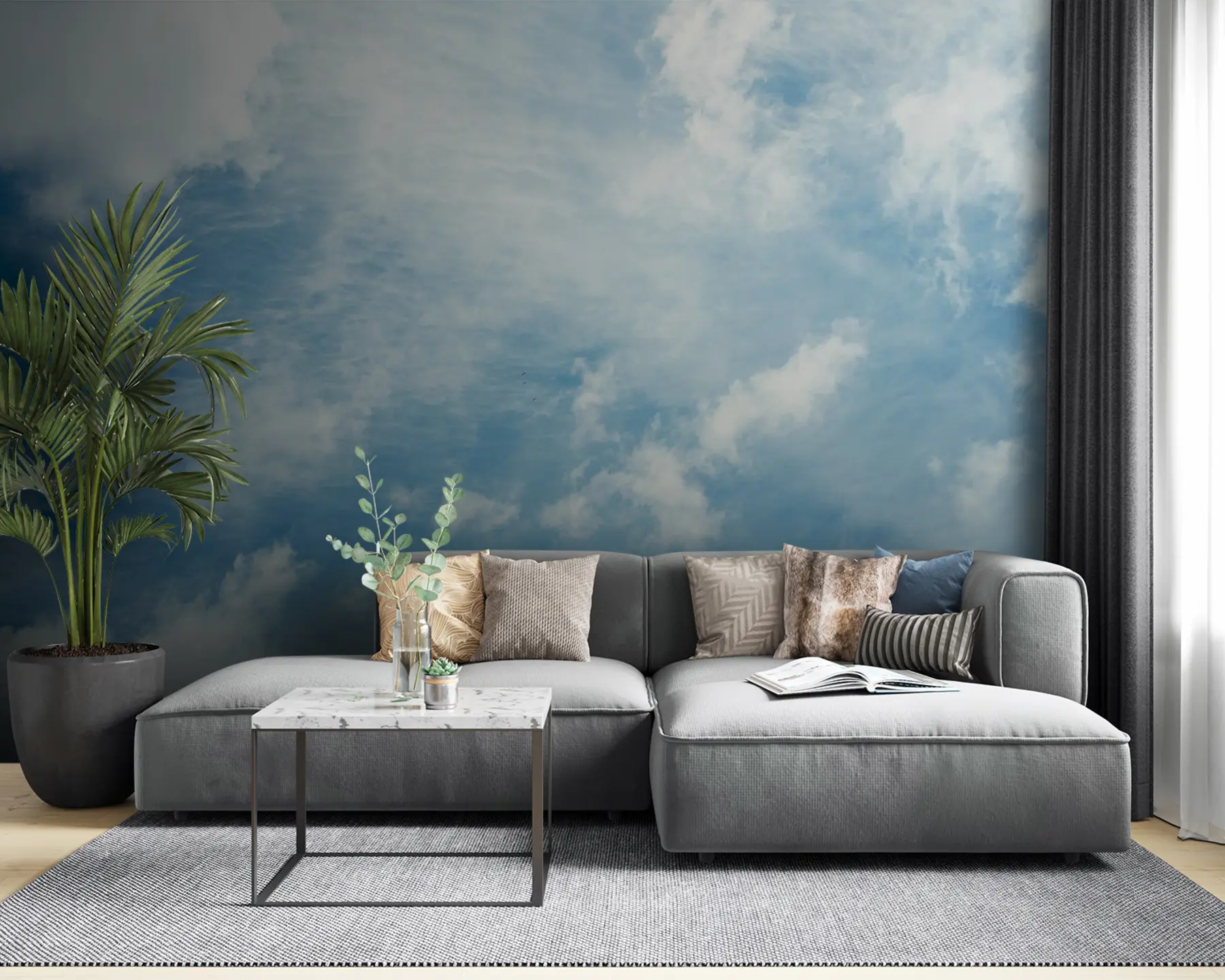 wall murals Облаци, плаво небо u21064