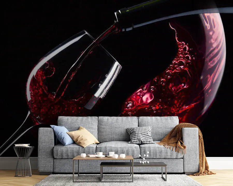 wall murals Аутомобилско осветљење, течност и хауба u66084