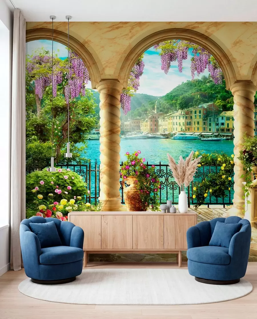 wall murals Цвет, вода и биљка u79431