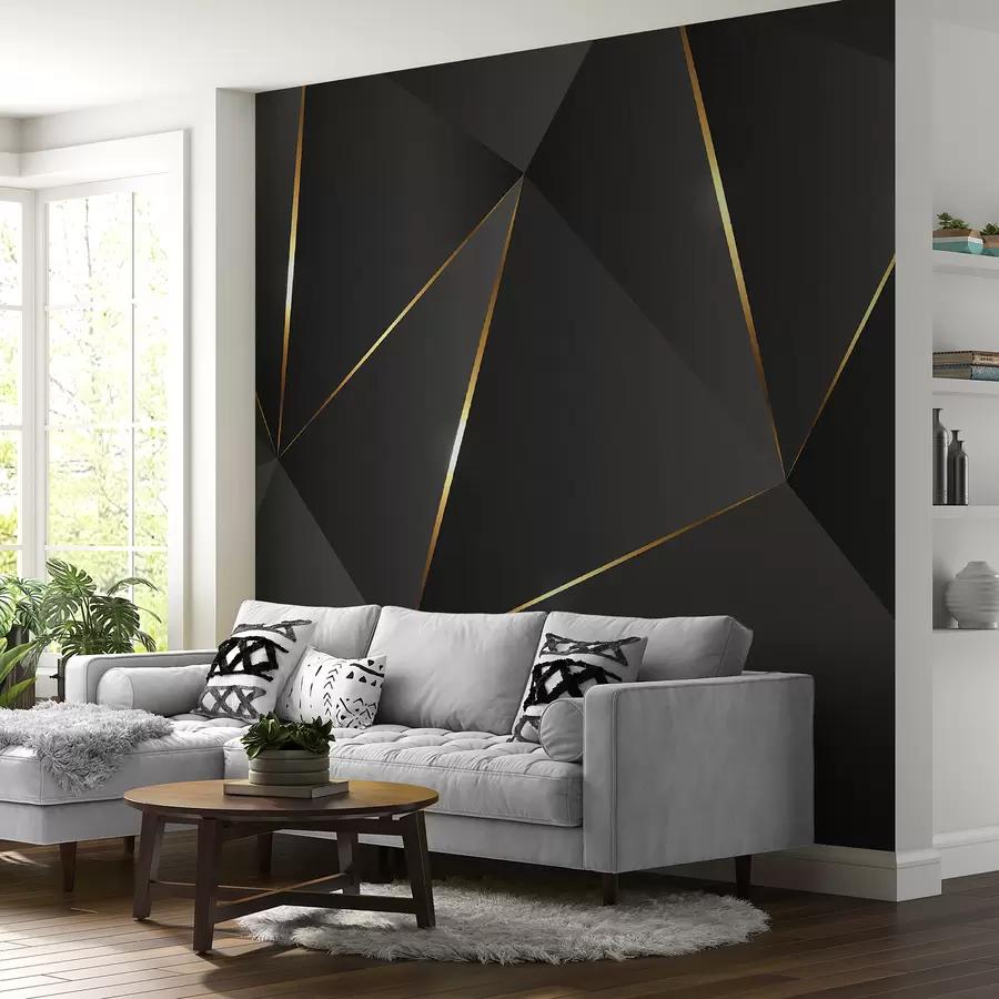 wall murals 3Д троуглови са линијама u73616