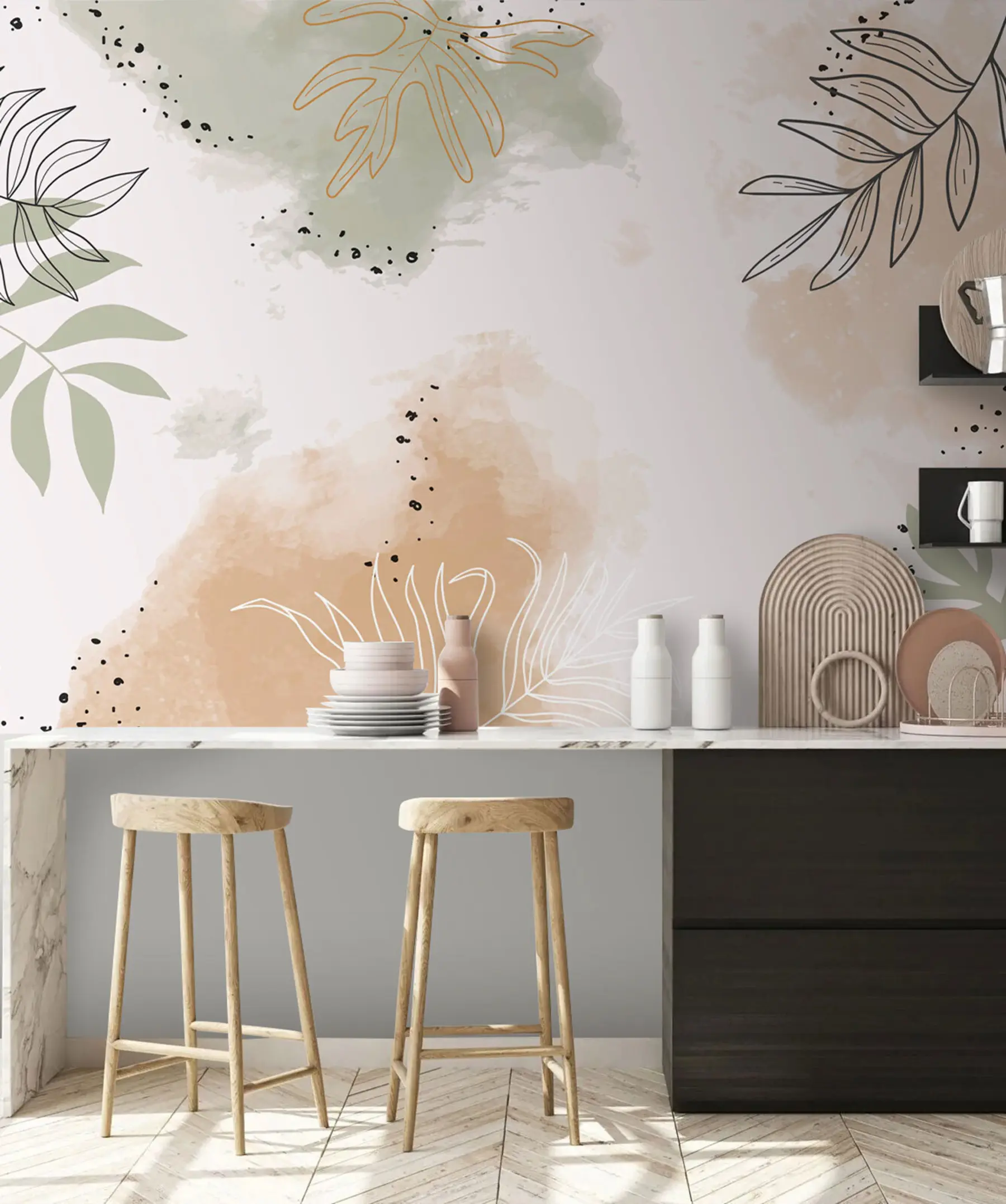 wall murals Листови - облици природе u73684