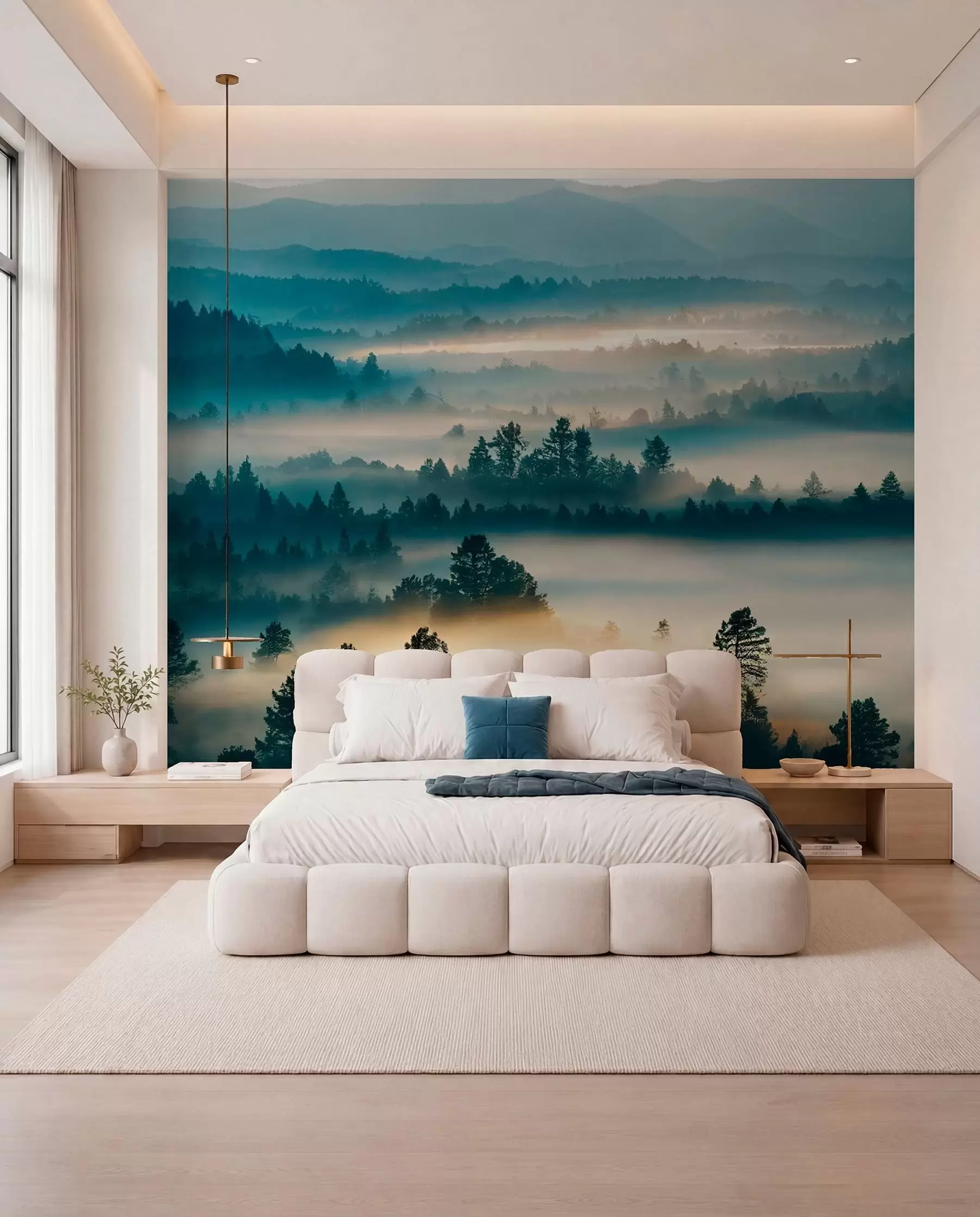 wall murals Зидови магле у шуми u73865